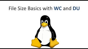 Linux Fundamentals: WC and DU