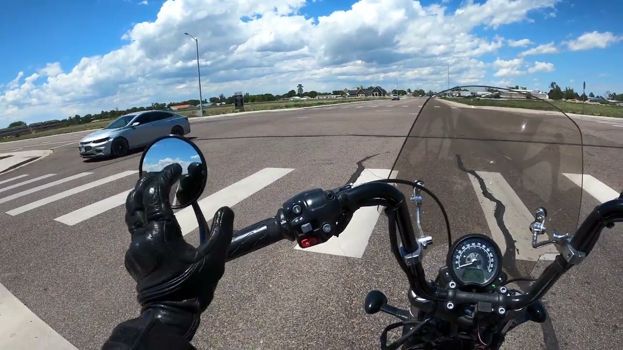 Trying My Friends Triumph Bonneville Bobber