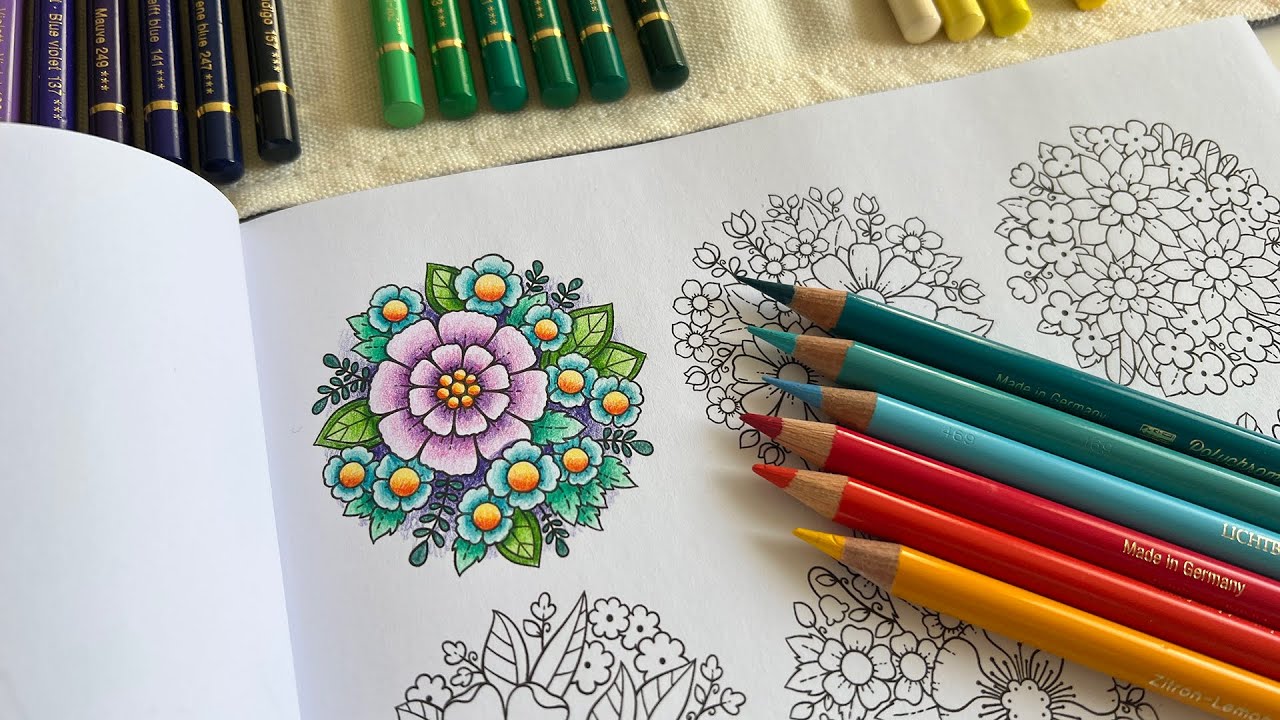 Color Along | Little Worlds | Faber Castell | The full Process
