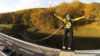 Rope Jumping from Devil's Bridge
