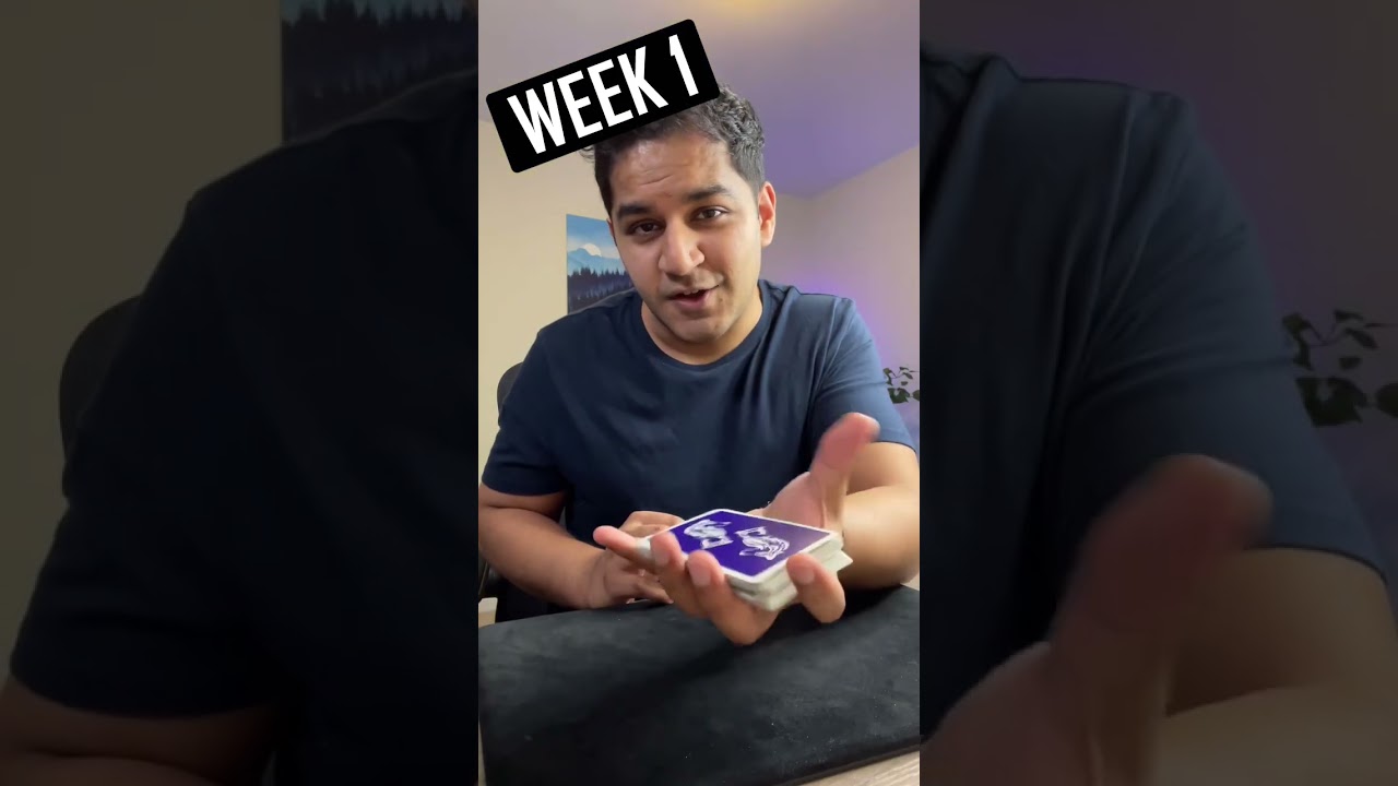 1 Year of Cutting Cards in 13 seconds