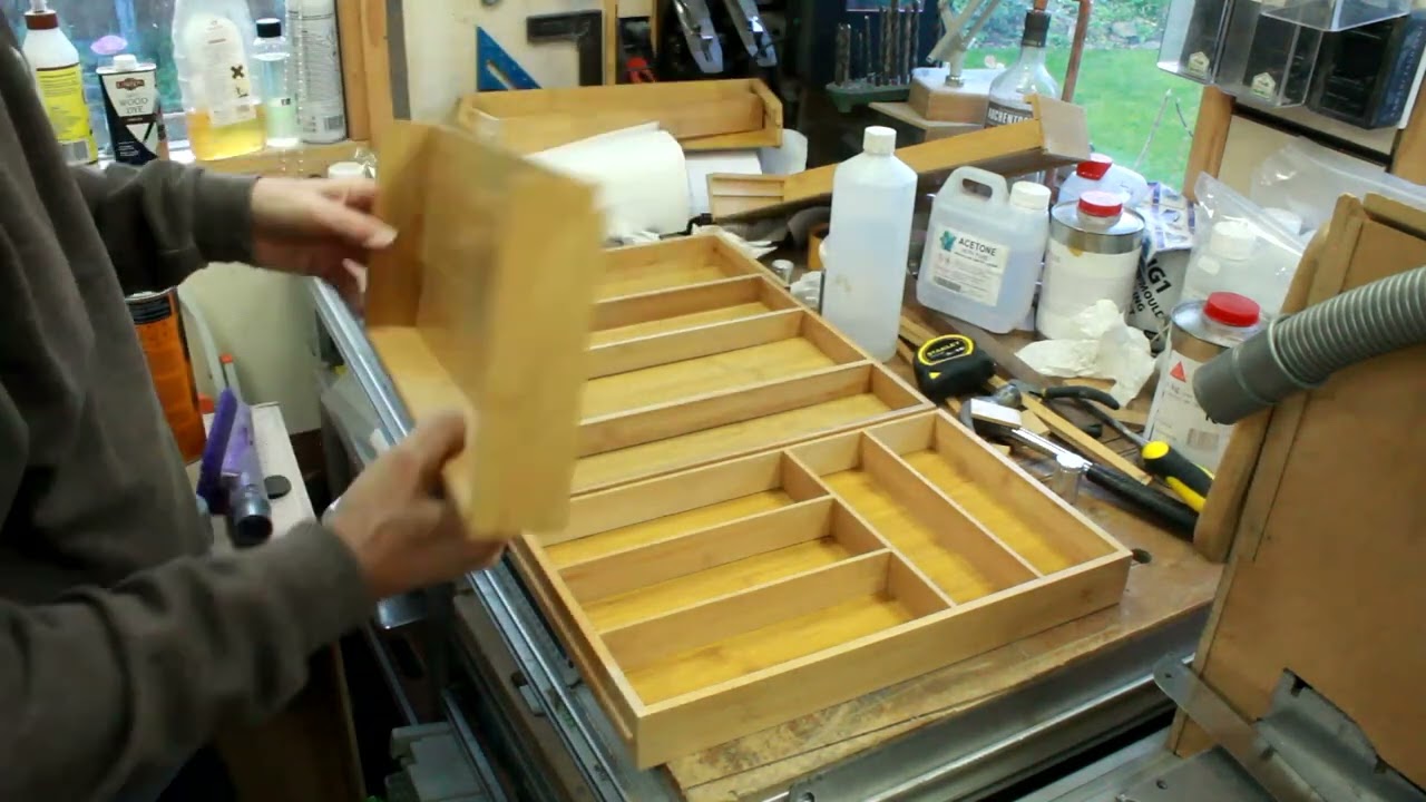the small shed #504 - altering a bamboo cutlery tray