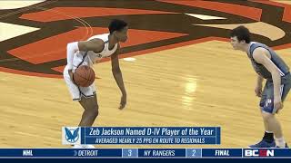 Zeb Jackson Named D-IV Player of the Year