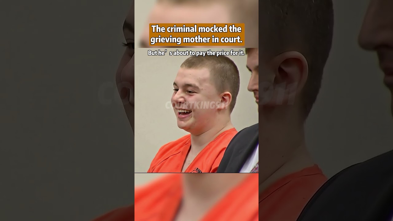 The criminal mocked the grieving mother in court.