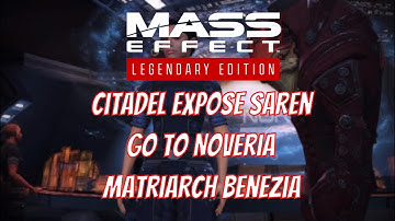 Mass Effect - Citadel Expose Saren / Go To Noveria Matriarch Benezia Part 1