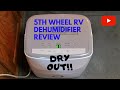 Frigidaire 30-Pint Dehumidifier Review 5th Wheel RV