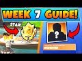 Fortnite WEEK 7 CHALLENGES GUIDE! - Secret Star, HUNTING PARTY WEEK! (Battle Royale Season 6)
