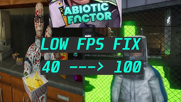 Abiotic factor low fps fps fix Абиотик фактор низкий фпс