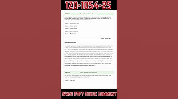 1Z0-1054-25 Sample Exam Questions (Practice Tests)