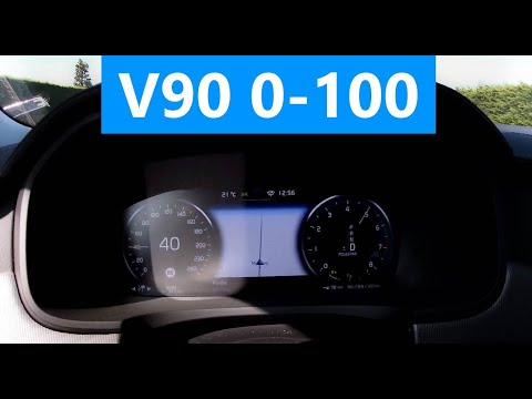 Volvo V90 T5 Cross Country 0-100 km/h ACCELERATION || Polestar Engineered