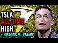 TSLA All Time High - Why $528/Share Is a Historic Milestone (+ battery supplier chart)