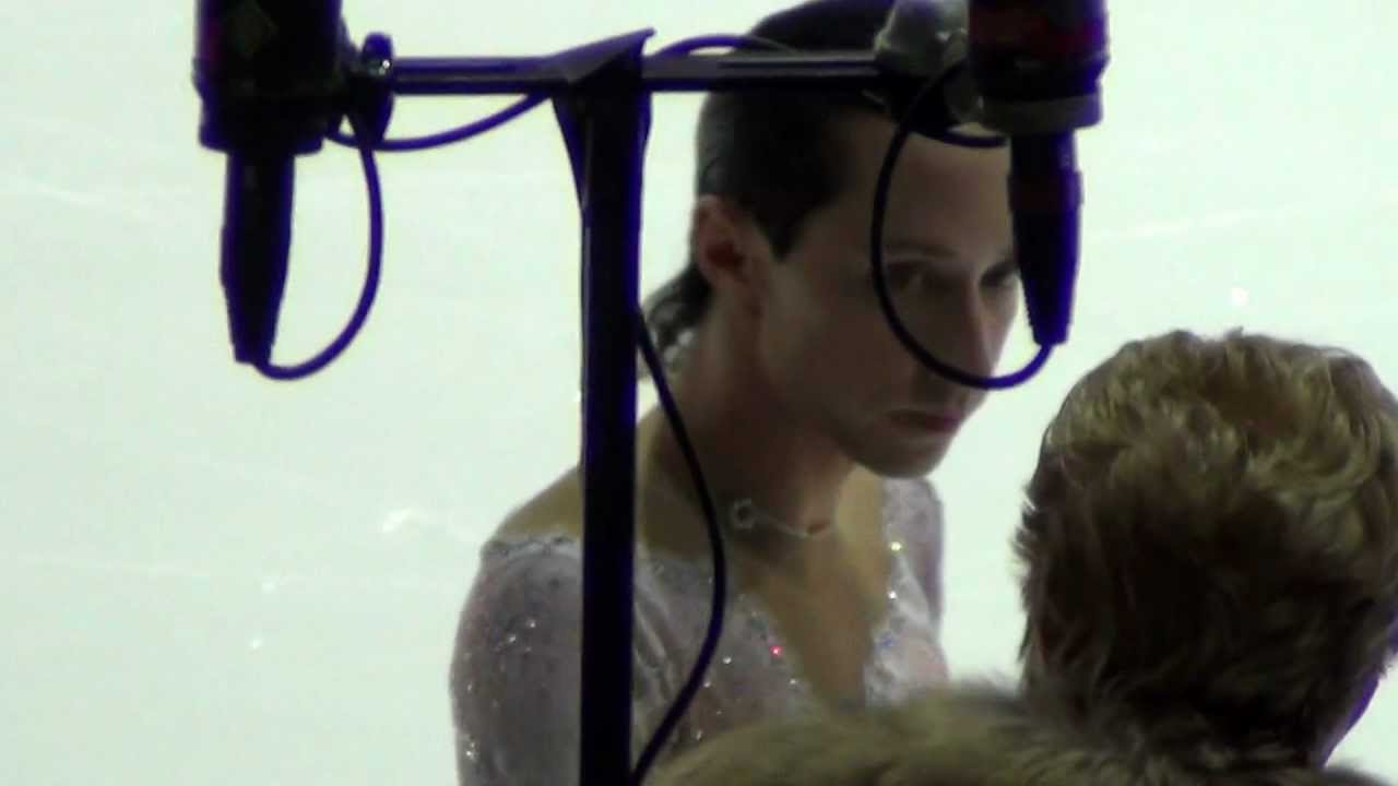 Finlandia Trophy 2012 WEIR, FERNANDEZ, HANYU warm-up before FS