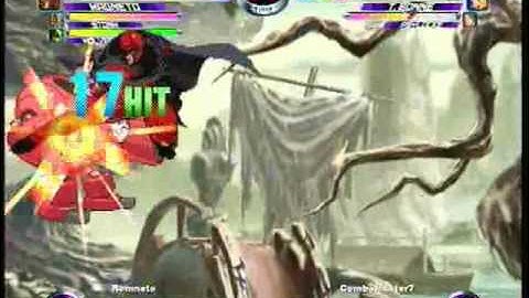 MvC2 Online (360): Brett (MSWolv) vs ComboMaster7 (Mag/Psy/Tron) 22 .:3.2.10:.
