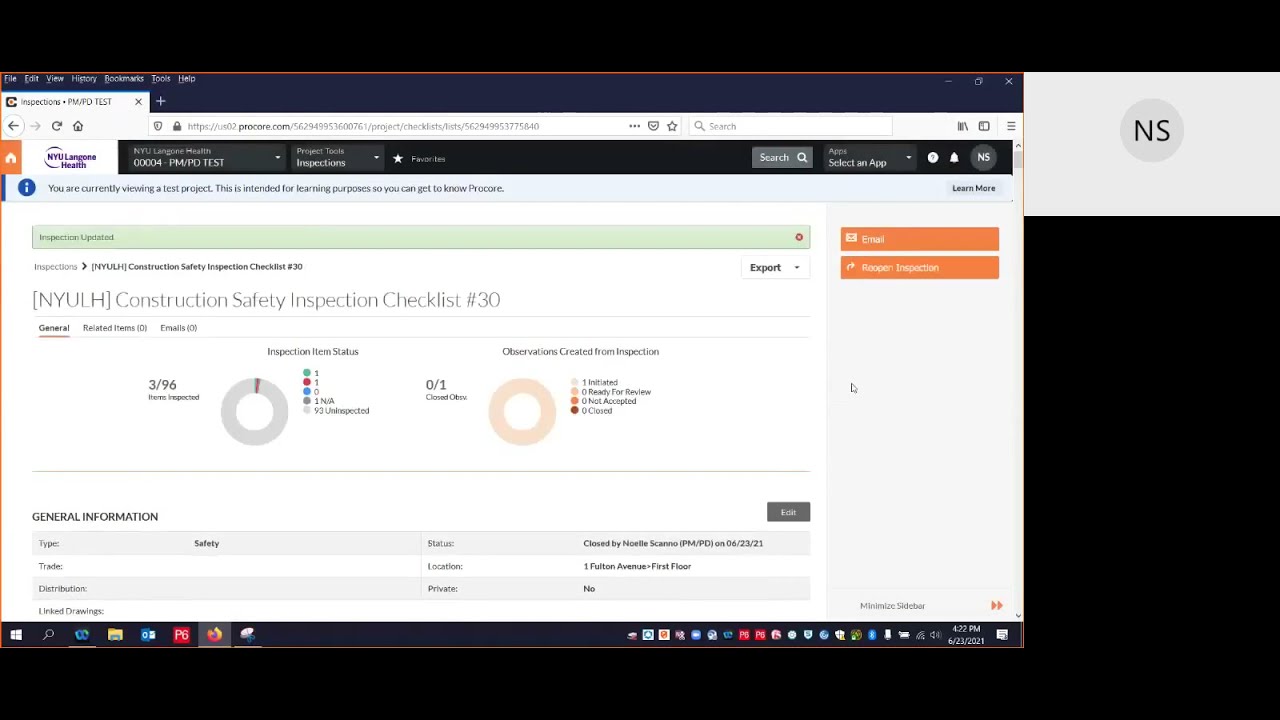 Procore Training NYU Langone Health YouTube
