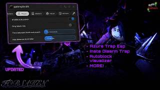 Forsaken Roblox Script UPDATED! Auto Block, Trap ESP, Insta Disarm & More