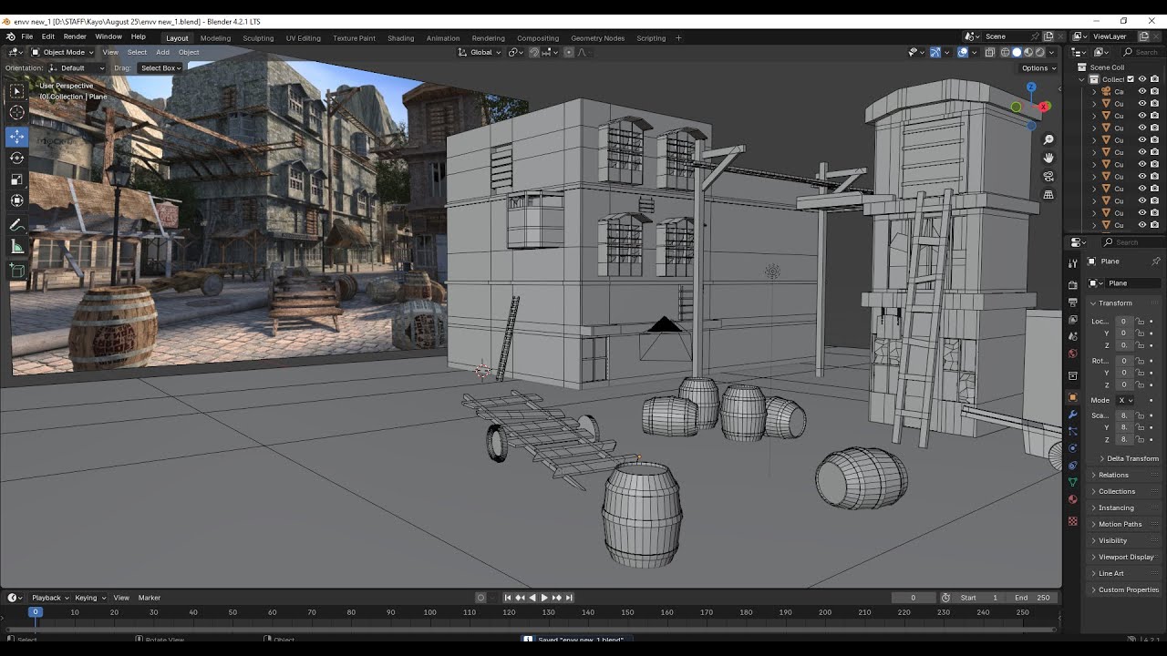 How to Model a Realistic Game Environment in Blender