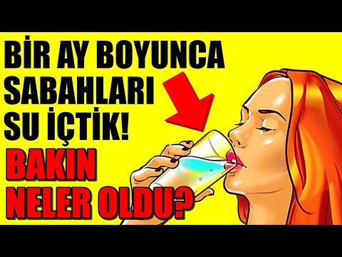 BİR AY BOYUNCA SABAHLARI AÇ KARNINA BİR BARDAK SU İÇTİK; BAKIN NELER OLDU?