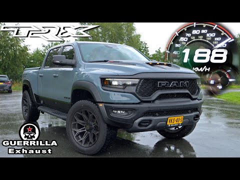 RAM TRX with BYPASS VALVES sounds CRAZY! - TOP SPEED on AUTOBAHN