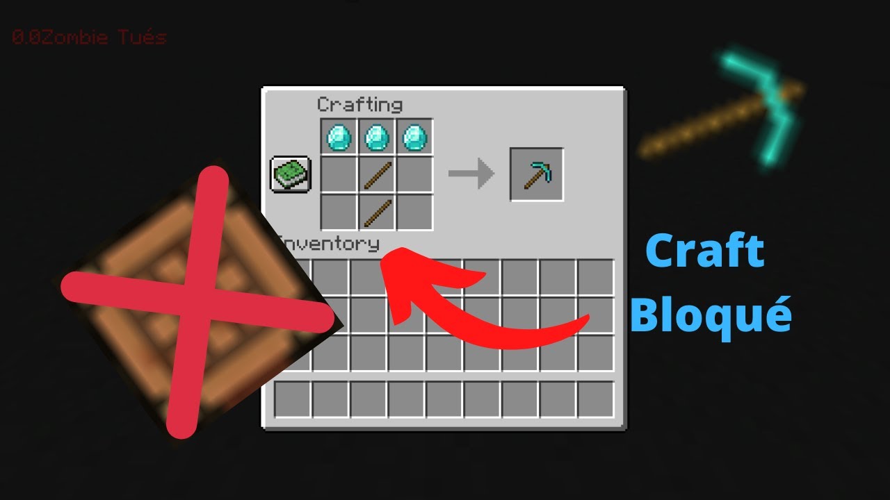 COMMENT BLOQUER LES CRAFT AVEC MCREATOR ??!! Tuto Mcreator n°10 ...