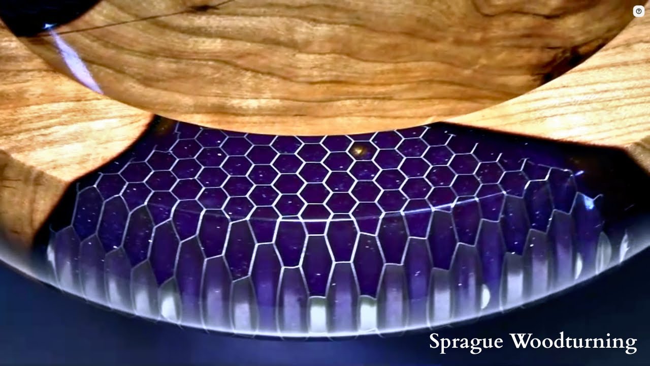 Woodturning - This Isn't Your Normal Honeycomb!!