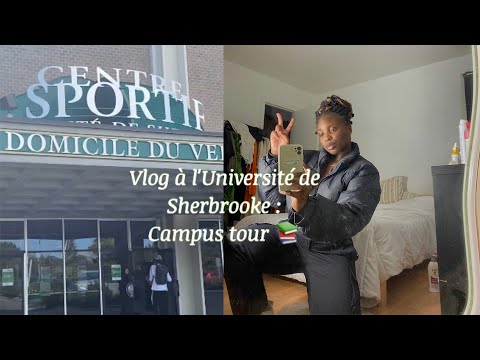 VLOG | campus tour de l'Université de Sherbrooke (journée typique)