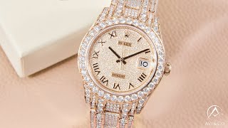 4K | Unboxing: Rolex Pearlmaster 39 Factory Diamond Set Ref: 86405RBR screenshot 4