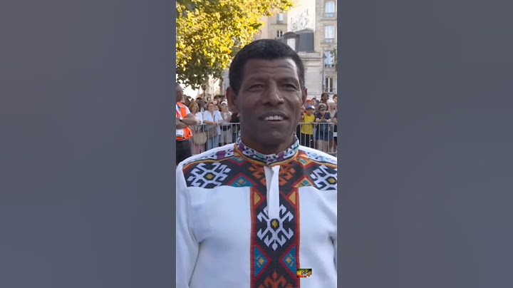 That moment when Haile Gebrselassie opened the men's marathon at the Paris 2024 Olympic Games🤩🙌🏾🤴🏾