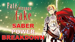 Fate Strange Fake The Other King Who Can Use Excalibur Saber Richard The Lionheart Power Breakdown