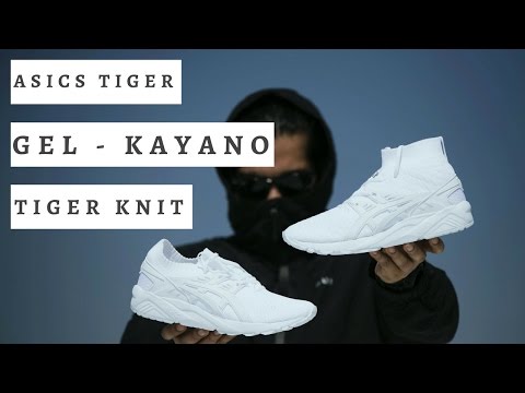 asics kayano tiger knit