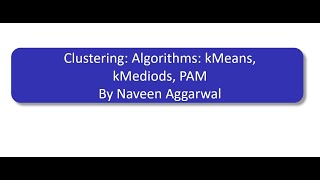 Clustering Kmeans PAM Algorithm