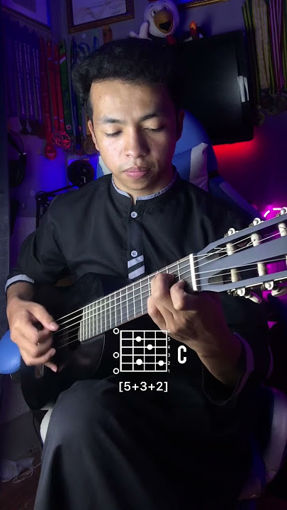 belajar petikan intro resah jadi luka pake gitar lele