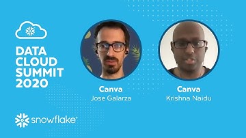 How Canva Uses Snowflake To Manage Data in a Rapidly Changing Ecosystem | Data Cloud Summit 2020