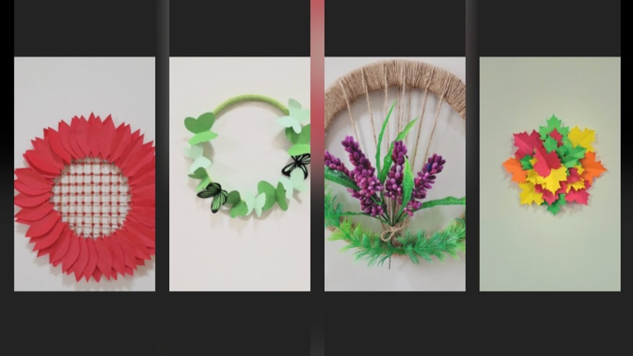 5  Beautiful Wall Hanging Ideas - Easy Wall Decoration Ideas - DIY Wall Decor 