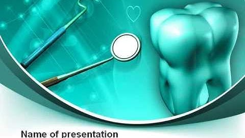 Tooth And Stomatology Instruments PowerPoint Template by PoweredTemplate.com