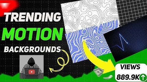 How To Download Motion Backgrounds | Get Free Motion Backgrounds like @Algrow @decodingyt