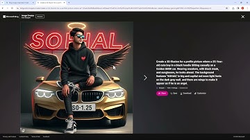 Create 3D Ai Name Images with Bing ai | viral editing | Bing image creator tutorial