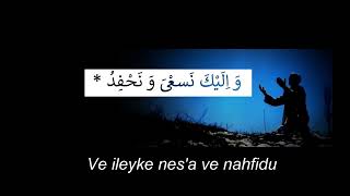 Kunut Duası 2 Ezberle- 33 -Tekrar-İshak Daniş-Allâhümme Iyyâke Nabudu -Arapçatürkçe Yazılı