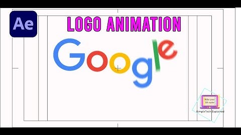 Google Logo animaiton in After Effects | Animaiton