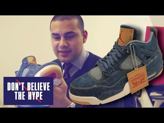 Levi's X Air Jordan 4: Don't Believe The Hype - YouTube