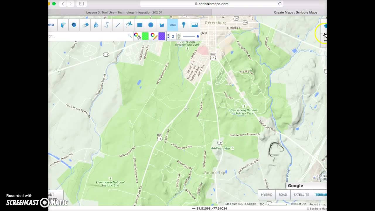 Scribble Maps Walk Through
