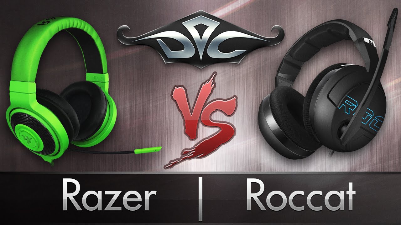 Razer Kraken Pro vs. Roccat Kave XTD Stereo. Стерео битва :3