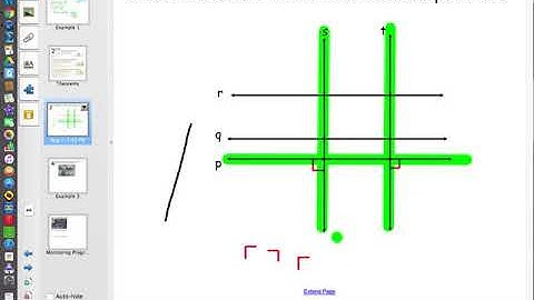 Chapter 3  Lesson 4   Perpendicular LInes