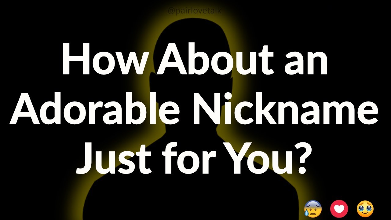 DM 💌 How About an Adorable Nickname Just for You?...🥰 DM TO DF 🖤 Divine Masculine Energy