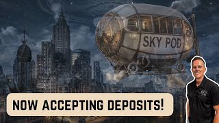 Sky Pods: The Floating Future! Now accepting deposits to live in the clouds!