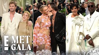 See the CUTEST Celebrity Couples | 2024 Met Gala Resimi