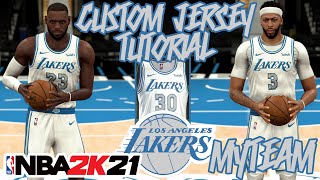 NBA 2K21 Los Angeles Custom Jersey By mvL0925 [FOR 2K21]