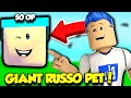 The Dev Gave Me A GIANT RUSSO PET In Clicker Story And IT'S SUPER POWERFUL!! (Roblox)