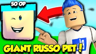 The Dev Gave Me A GIANT RUSSO PET In Clicker Story And IT'S SUPER POWERFUL!! (Roblox)