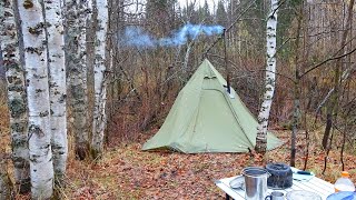 Осеннее Путешествие По Северным Рекам Ч3. Один В Глухой Тайге. Жизнь В Лесу. Одиночный Поход - Сплав