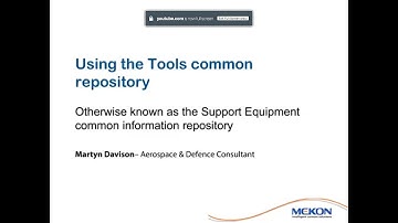 Using the Tools Repository